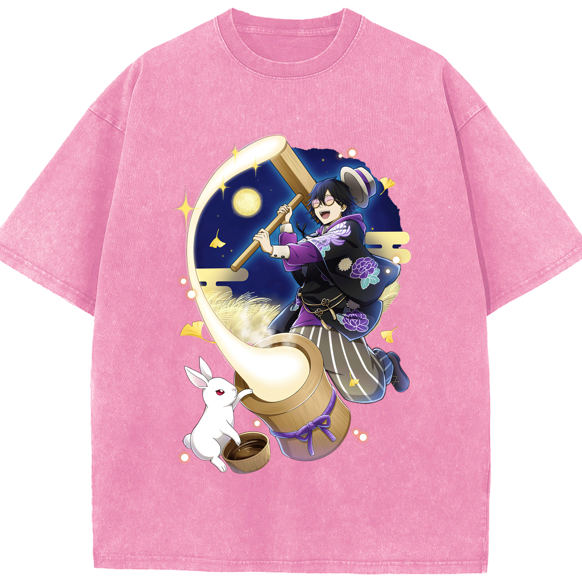 （画像用） 文豪ストレイドッグス Bungo Stray Dogs 綿100% ヴィンテージ風 半袖Tシャツ（フロントプリント）